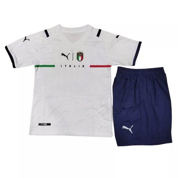 Camiseta Italia 2ª Niño 2021 Blanco